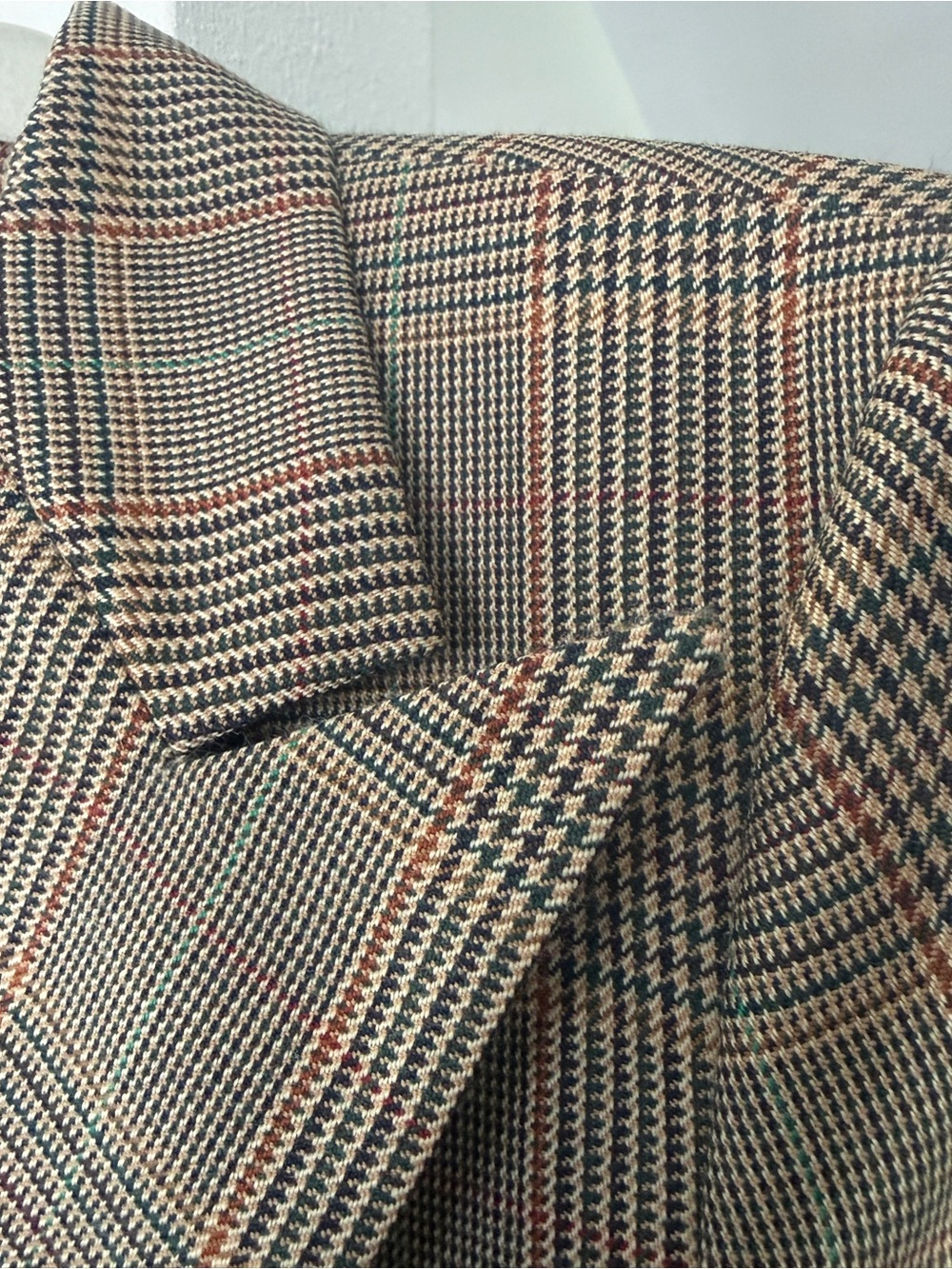Ralph Lauren Purple Label Women’s Camden Glen Plaid Wool Blazer | Size 8 - Picture 10 of 11